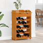 Estante de Vino Marrón 58 x 28 x 90 cm Madera de pino macizo