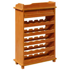 Estante de Vino Marrón 58 x 28 x 90 cm Madera de pino macizo