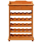Estante de Vino Marrón 58 x 28 x 90 cm Madera de pino macizo