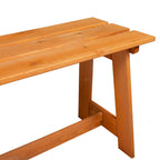 Banco de exterior Marrón 119 x 37 x 47 cm Madera de pino macizo
