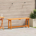 Banco de exterior Marrón 119 x 37 x 47 cm Madera de pino macizo