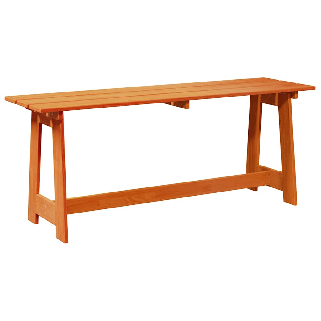 Banco de exterior Marrón 119 x 37 x 47 cm Madera de pino macizo