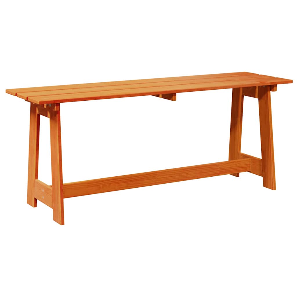 Banco de exterior Marrón 119 x 37 x 47 cm Madera de pino macizo