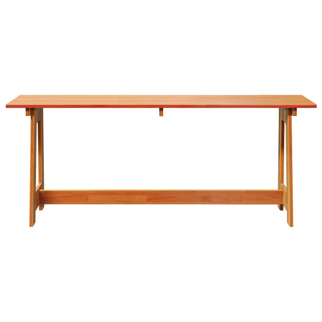 Banco de exterior Marrón 119 x 37 x 47 cm Madera de pino macizo