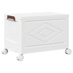 Stackable storage box with wheels 28 l 48.5x29.5x33 cm
