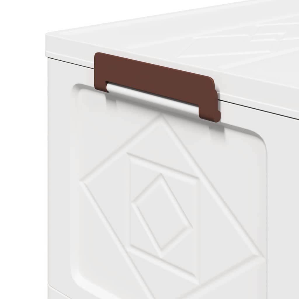 Stackable storage box with wheels 28 l 48.5x29.5x33 cm