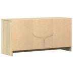 Mueble de TV LED madera de ingeniería roble Sonoma 100x34x50 cm