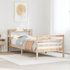 Estructura cama extensible sin colchón metal negro 80x130/200cm