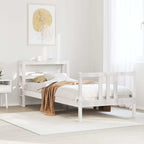 Estructura cama extensible sin colchón metal negro 80x130/200cm