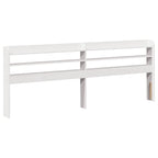 Estructura cama cabecero madera maciza pino blanco 180x200 cm