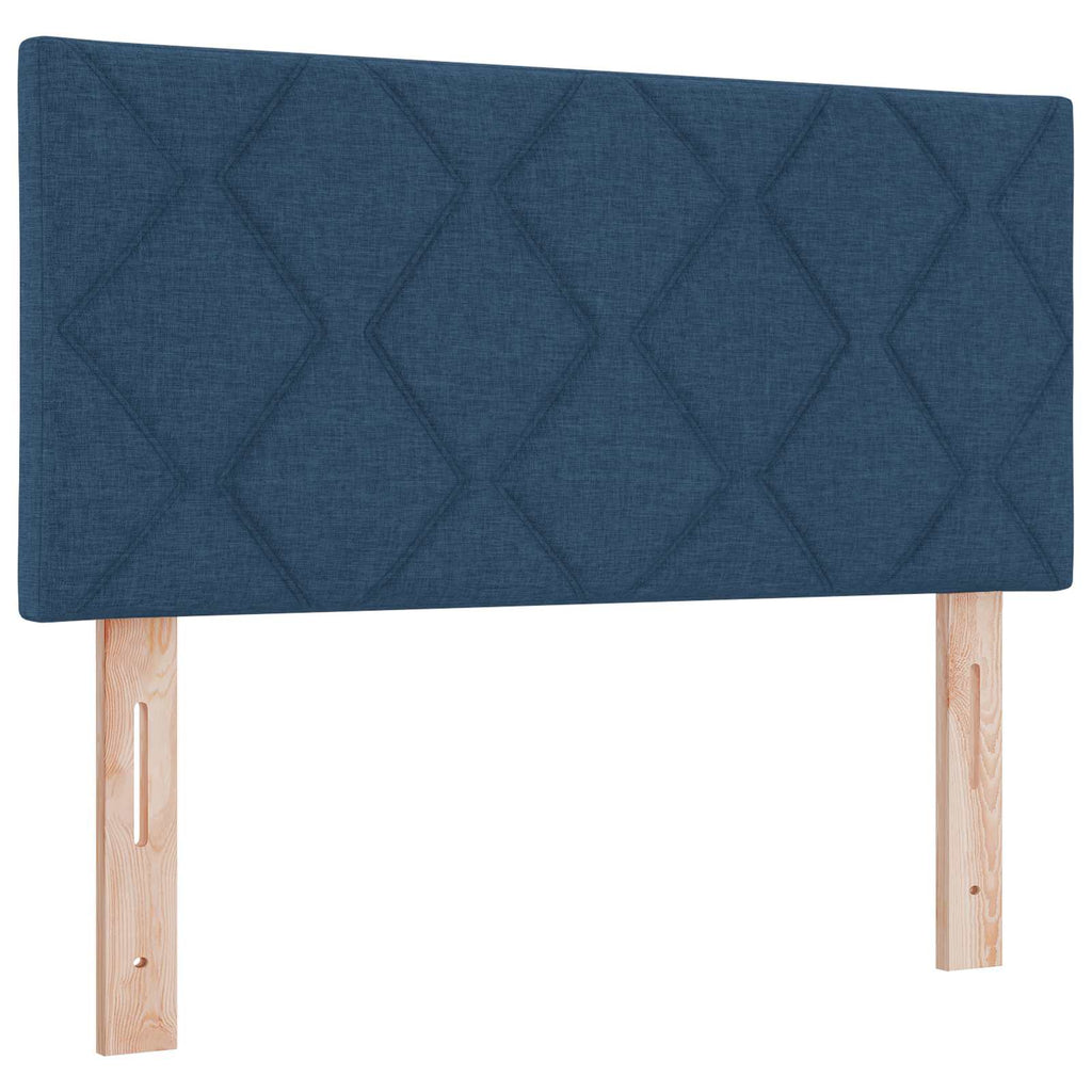 Cabecero LED Azul 100 cm tela