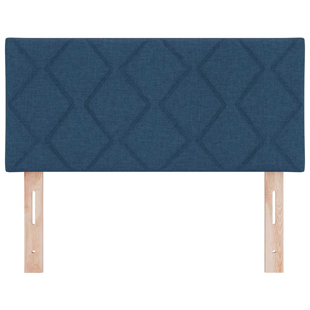 Cabecero LED Azul 100 cm tela