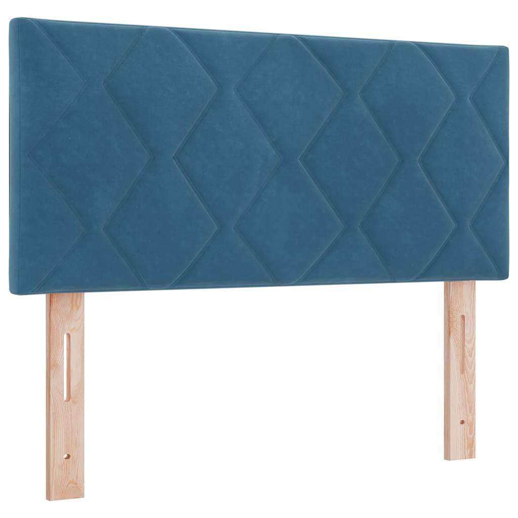 Cabecero LED Azul Oscuro 100 cm Terciopelo