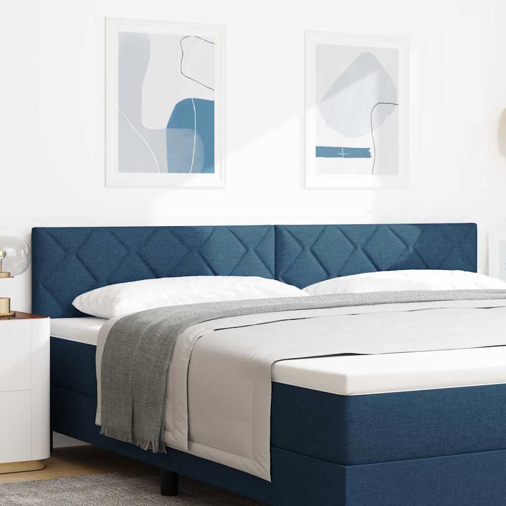 Cabecero LED Azul 100 cm tela