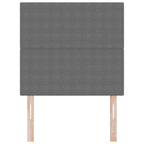 Cabecero LED con tiras LED Gris Claro 100 cm Tela de Pana