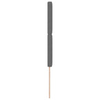 Cabecero LED con tiras LED Gris Claro 100 cm Tela de Pana