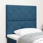 Cabecero LED Azul Oscuro 100 cm Terciopelo