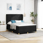 Cama com Base e Colchão Cinzento Escuro 90x190 cm de Tecido
