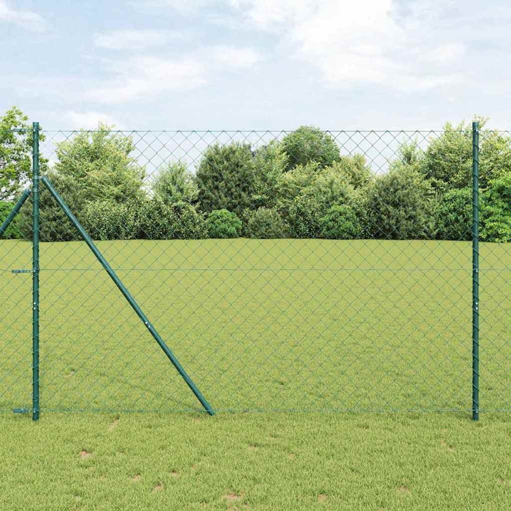 Poste de Valla Gris 10 x 0,4 m (malla de 40 x 40 mm)