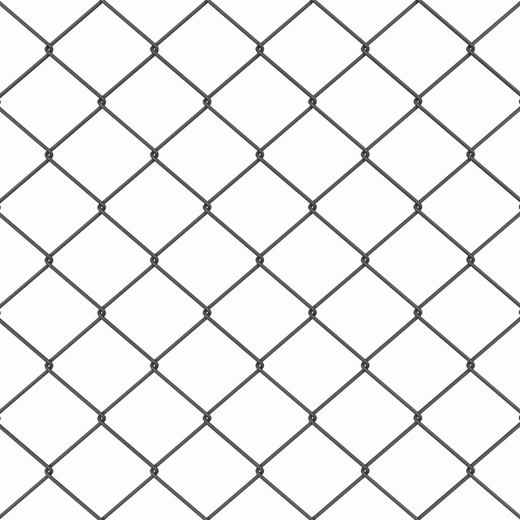 Poste de Valla Gris 10 x 0,4 m (malla de 40 x 40 mm)