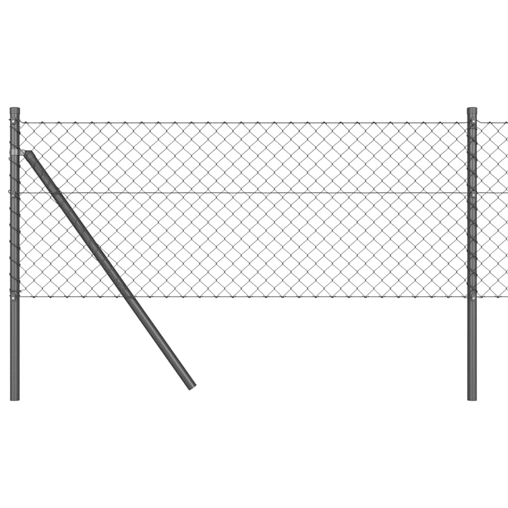 Poste de Valla Gris 10 x 0,4 m (malla de 40 x 40 mm)