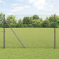 Poste de Valla Gris 10 x 0,4 m (malla de 40 x 40 mm)