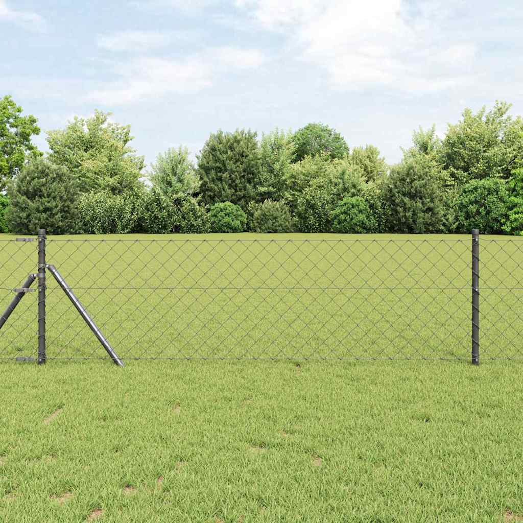 Poste de Valla Gris 10 x 0,4 m (malla de 40 x 40 mm)