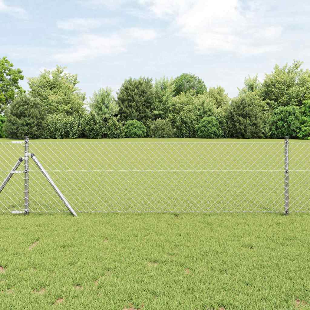 Poste de Valla Gris 10 x 0,4 m (malla de 40 x 40 mm)