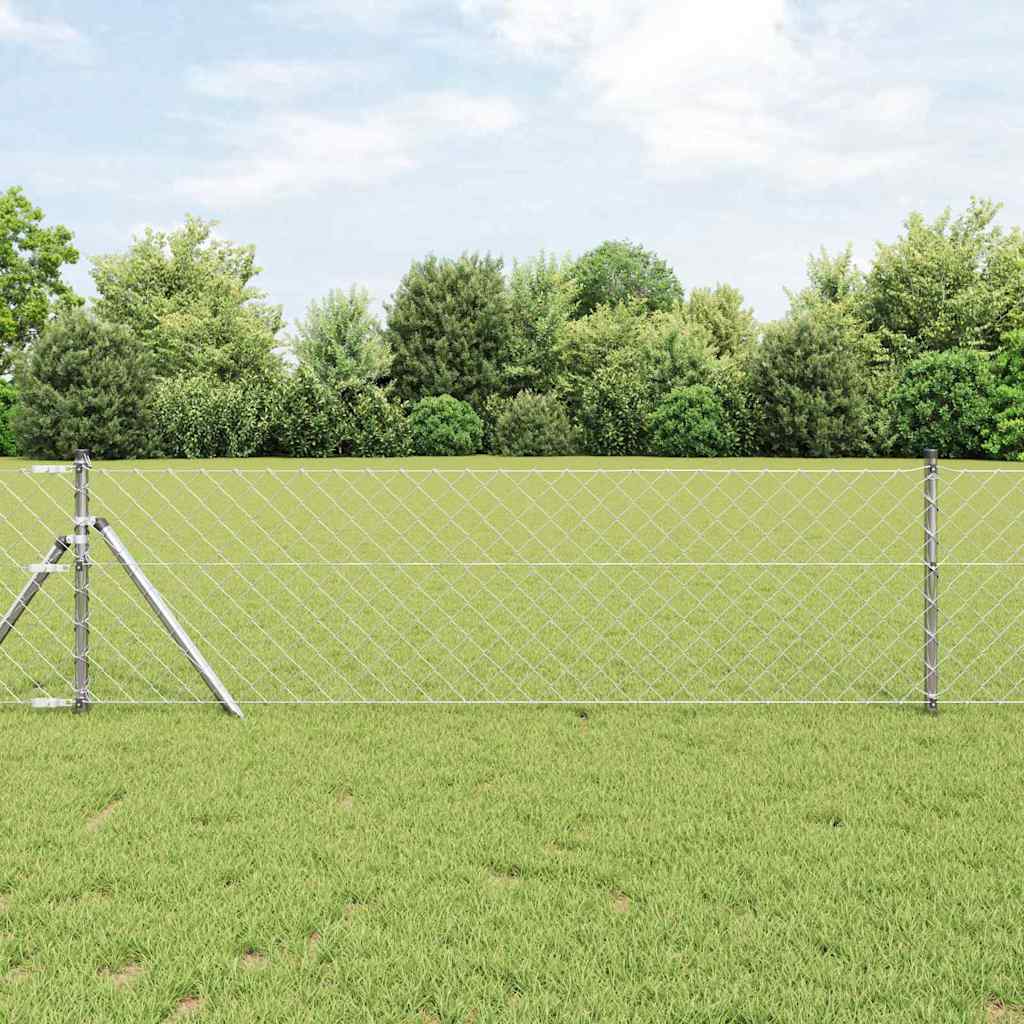 Poste de Valla Gris 10 x 0,4 m (malla de 40 x 40 mm)