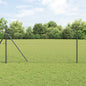 Reja con postes Verde 1.2 x 10 m Acero