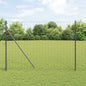 Reja con postes Verde 1.2 x 10 m Acero