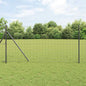 Reja con postes Verde 1.2 x 10 m Acero