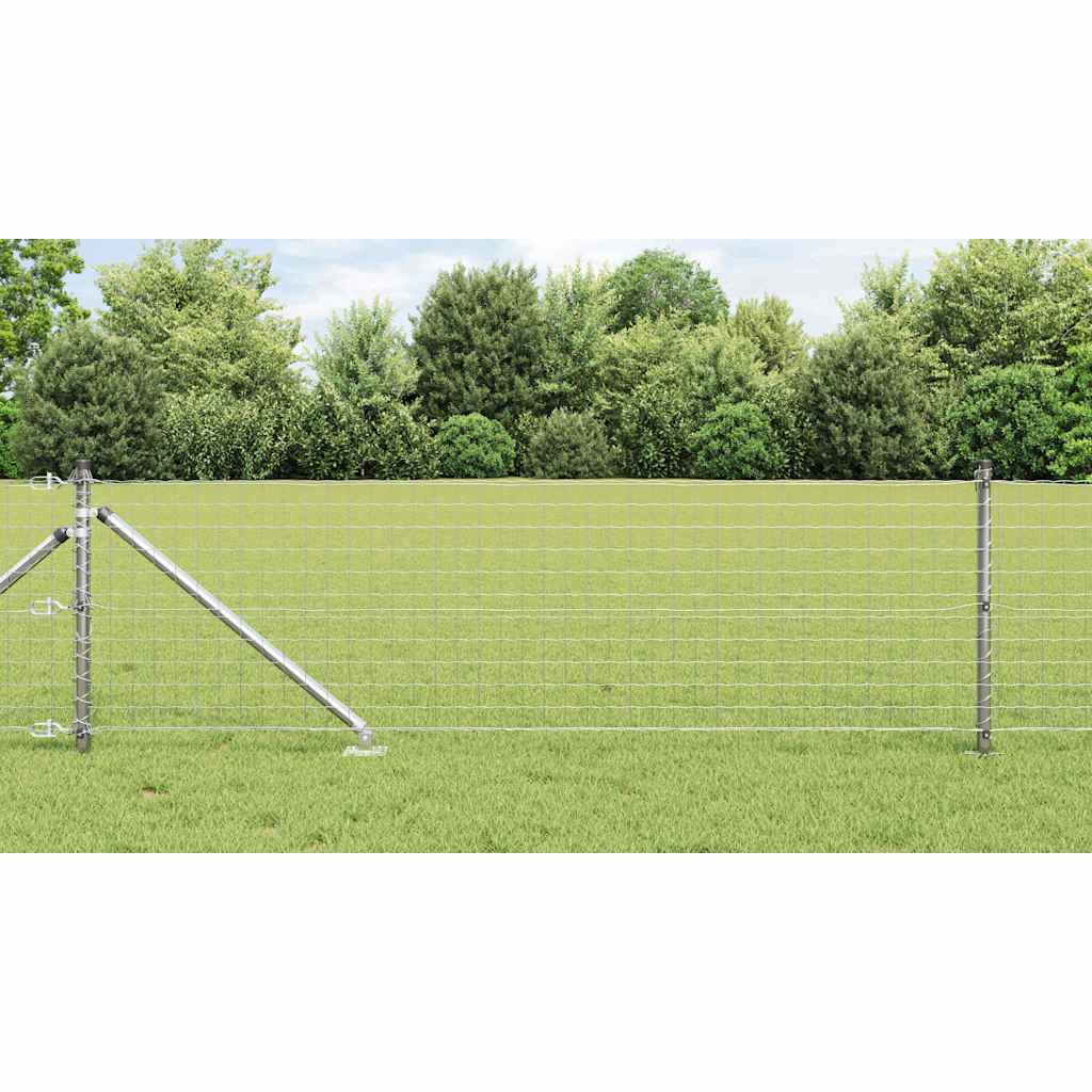 Reja con postes Verde 1.2 x 10 m Acero