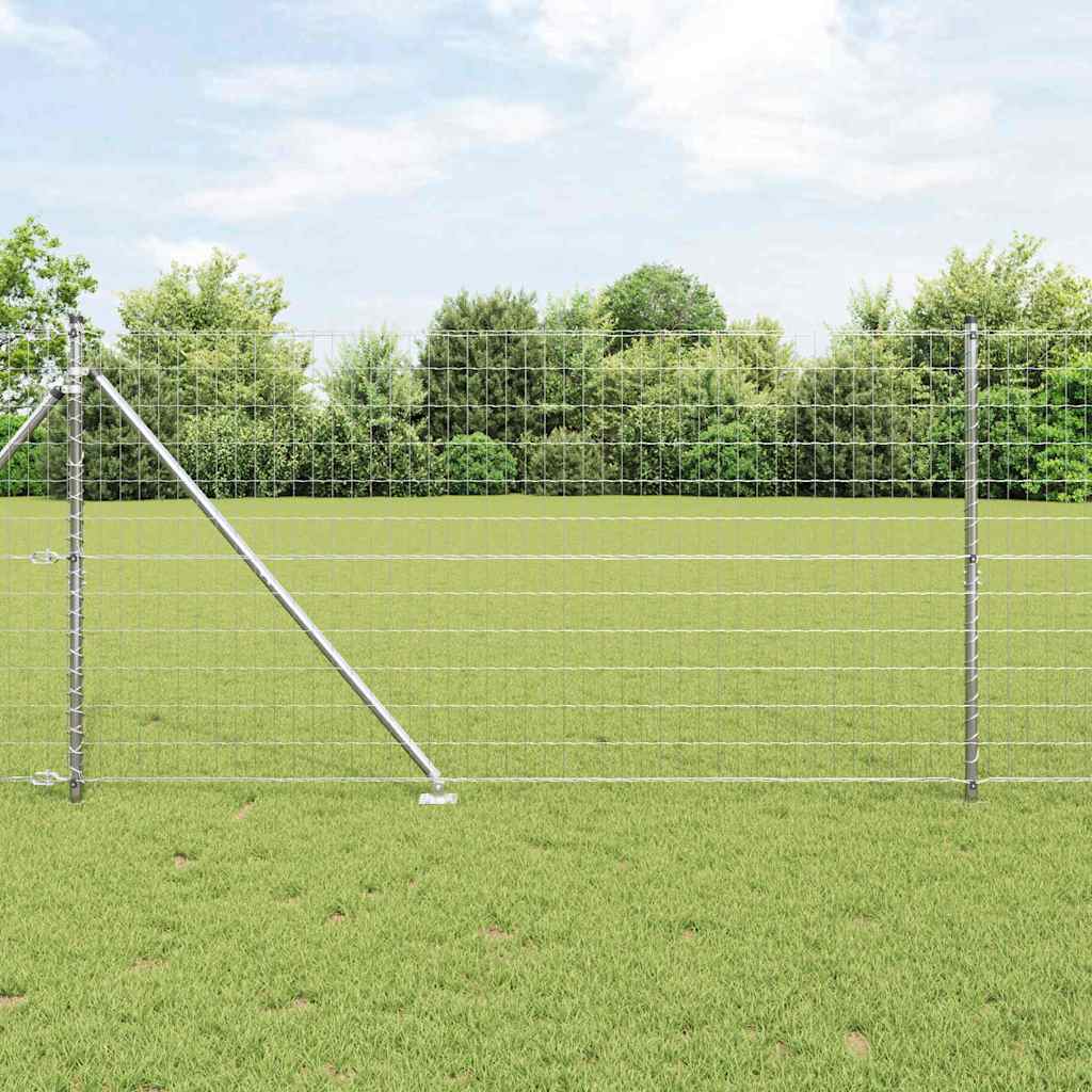 Reja con postes Verde 1.2 x 10 m Acero