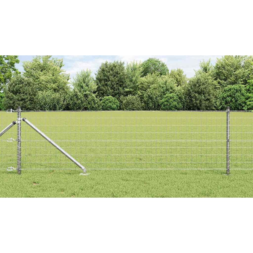 Reja con postes Verde 1.2 x 10 m Acero