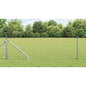 Reja con postes Verde 1.2 x 10 m Acero