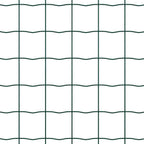 Reja con postes Verde 1.2 x 10 m Acero