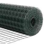 Reja con postes Verde 1.2 x 10 m Acero