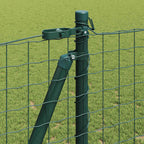Reja con postes Verde 1.2 x 10 m Acero