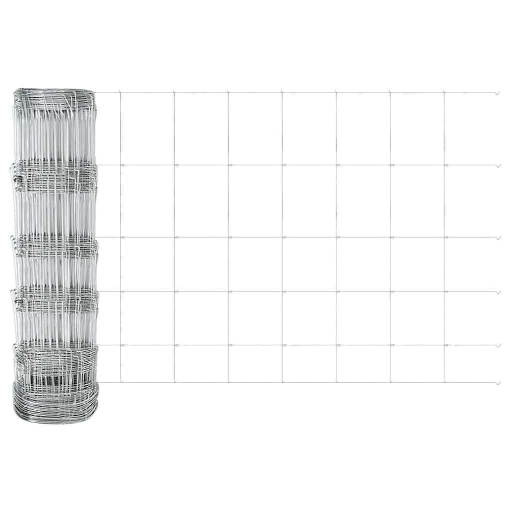 Poste de Valla Galvanizado 100 x 0,8 m Acero