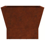 Hoguera Marrón 40 x 40 x 35 cm Acero autopatinable