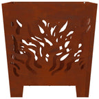Hoguera Marrón 40 x 40 x 40 cm Acero oxidado