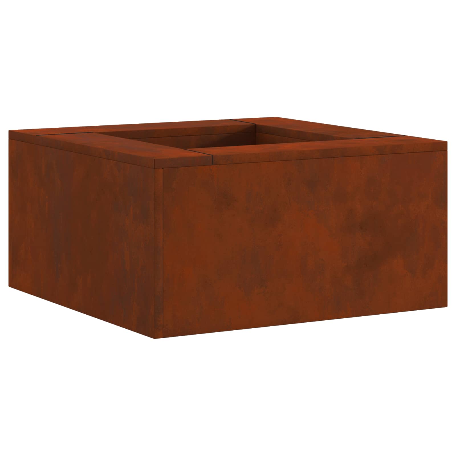 Hoguera Marrón 60 x 60 x 30 cm Acero autopatinable
