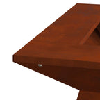 Hoguera Marrón 48 x 48 x 40 cm Acero autopatinable