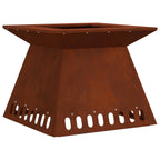Hoguera Marrón 48 x 48 x 40 cm Acero autopatinable