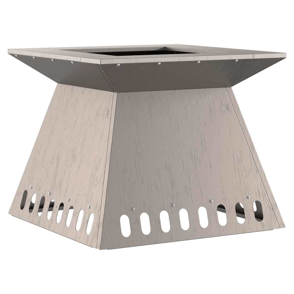 Hoguera Marrón 48 x 48 x 40 cm Acero autopatinable
