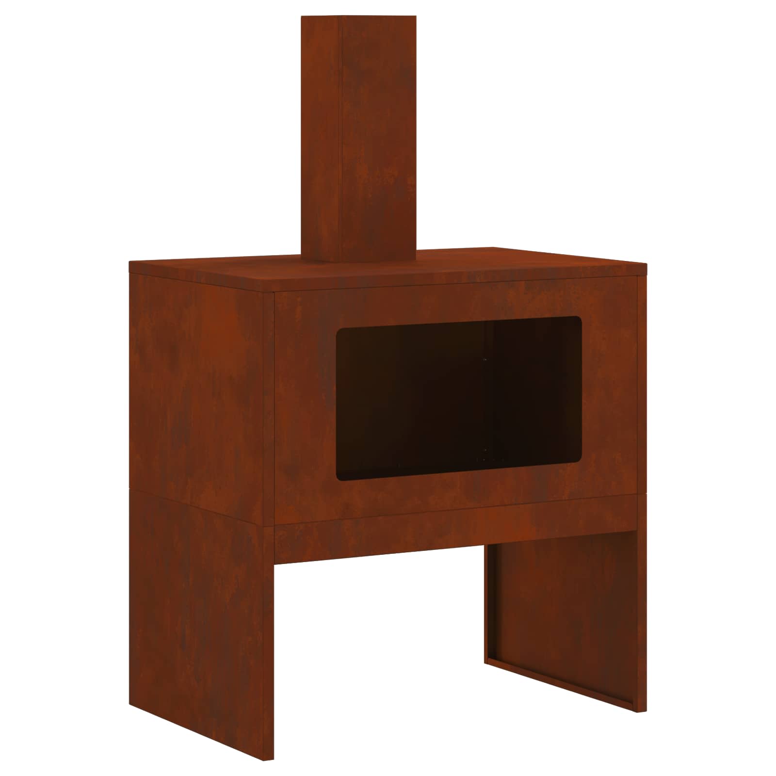 Hoguera Marrón 60 x 40 x 96 cm Acero autopatinable