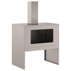 Hoguera Marrón 60 x 40 x 96 cm Acero autopatinable