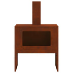 Hoguera Marrón 60 x 40 x 96 cm Acero autopatinable