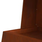 Hoguera Marrón 60 x 35 x 100 cm Acero autopatinable